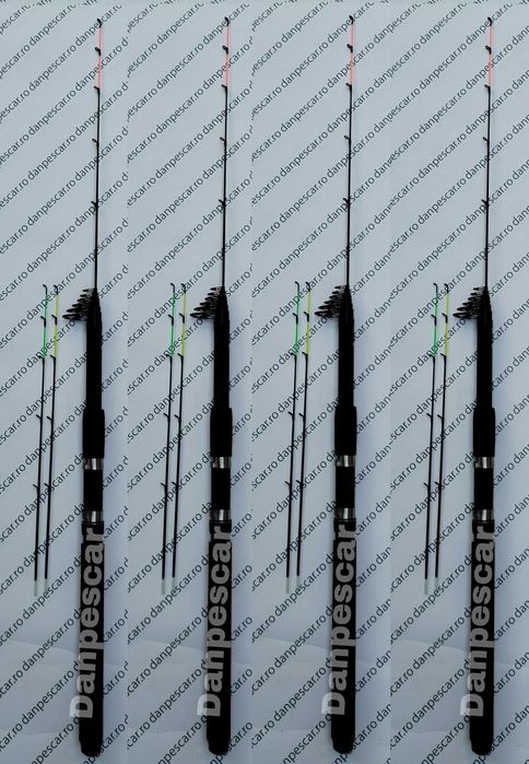 SET 4 Lansete Power tele feeder 3,90m+4 Mulinete QFC4000 si 4 role fir