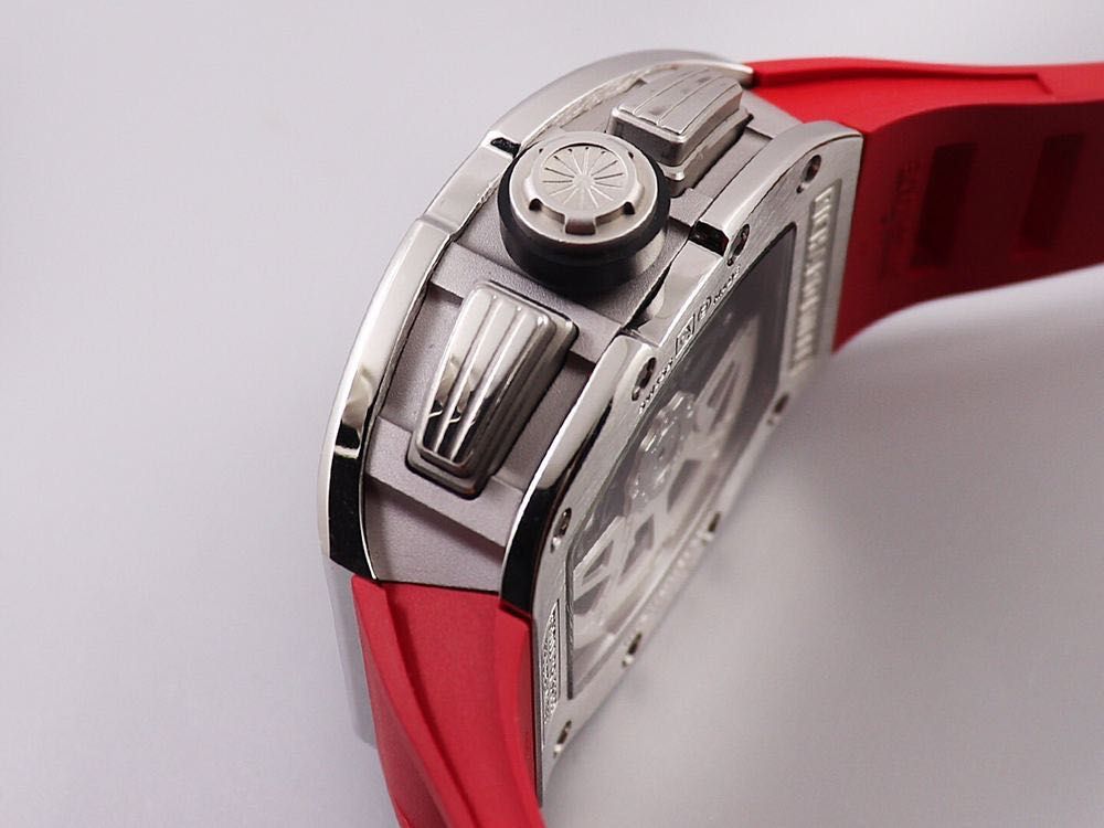 Richard RM011 Silver Red Chronograph Swiss