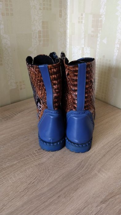 Дизайнерски боти от естествена кожа ,,Gabina", Размер 39