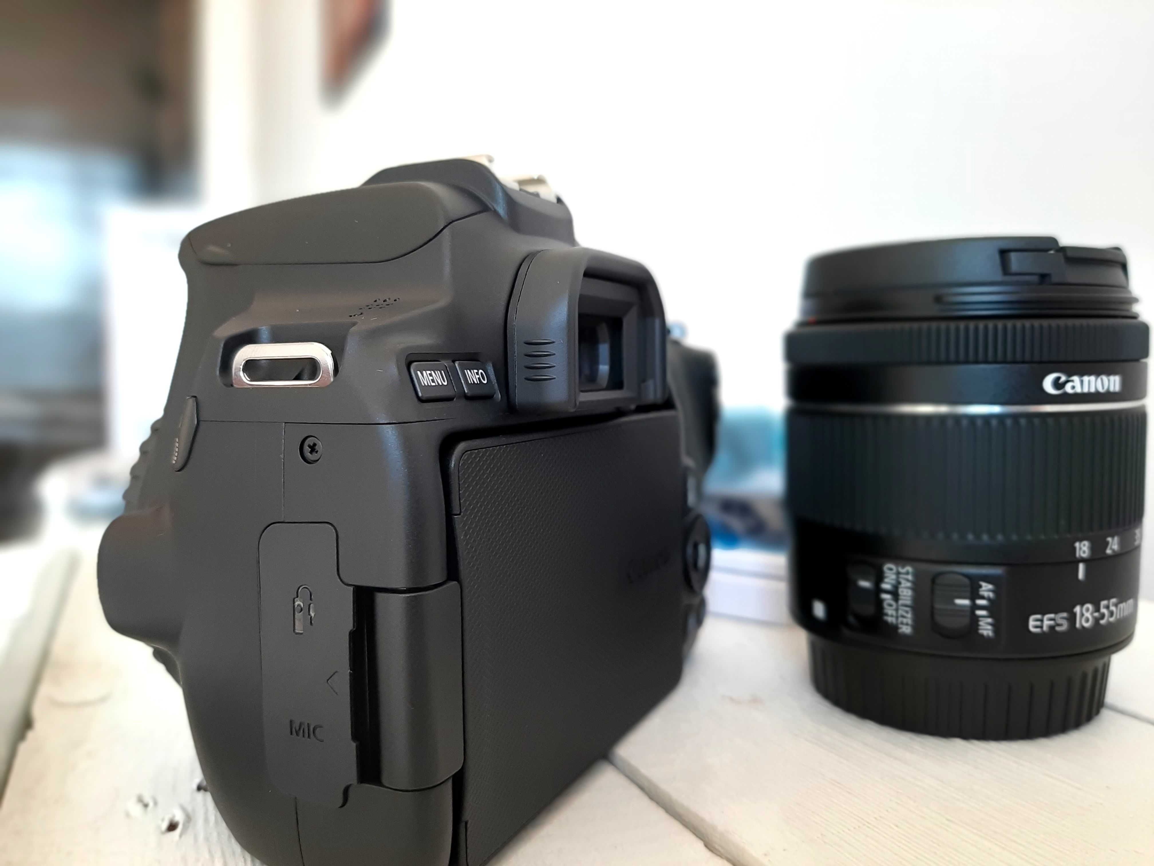 DSLR Canon - EOS 250D  Canon, EF-S 18-55mm f4-5.6 IS STM (ГАРАНЦИЯ)