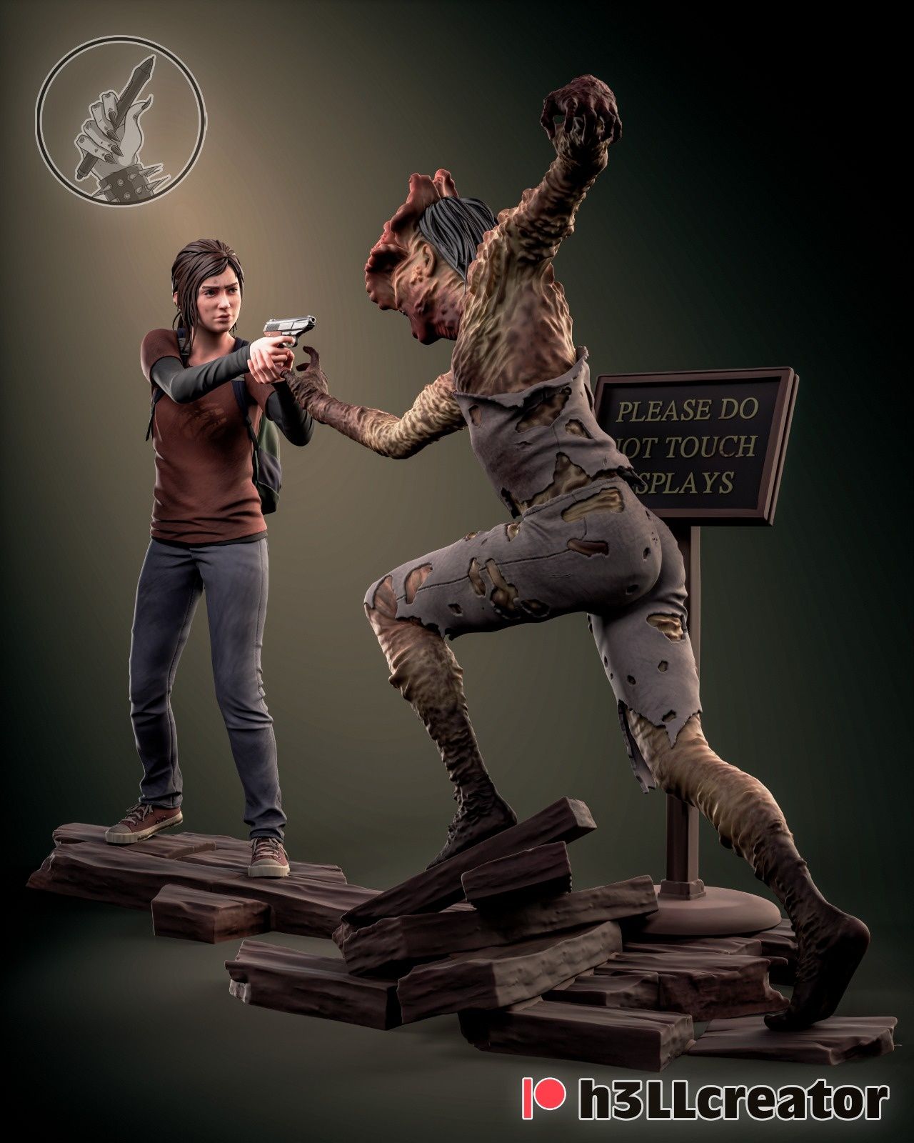 Figurine - The Last of Us-printate 3d-Elie si Joel