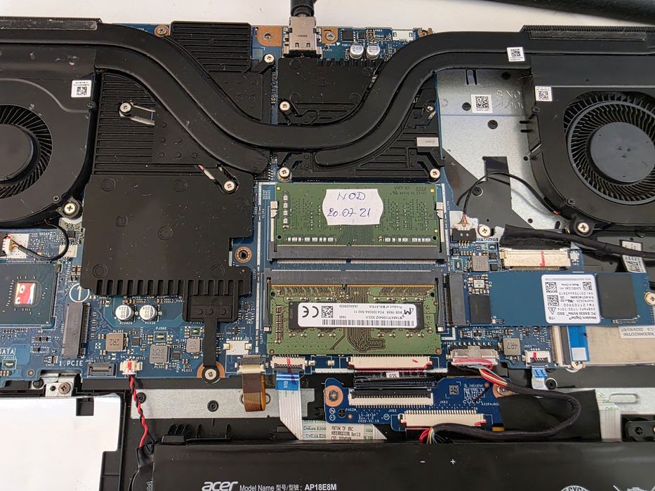 Acer Nitro 5 AN517 (17.3" 144Hz)-i7Gen10,GTX1660Ti-DEFECT/PIESE