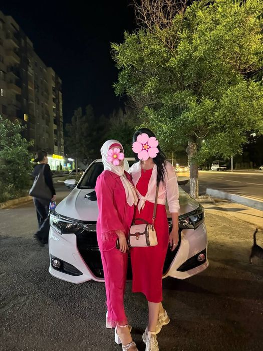 Малина рангдаги патли двойка