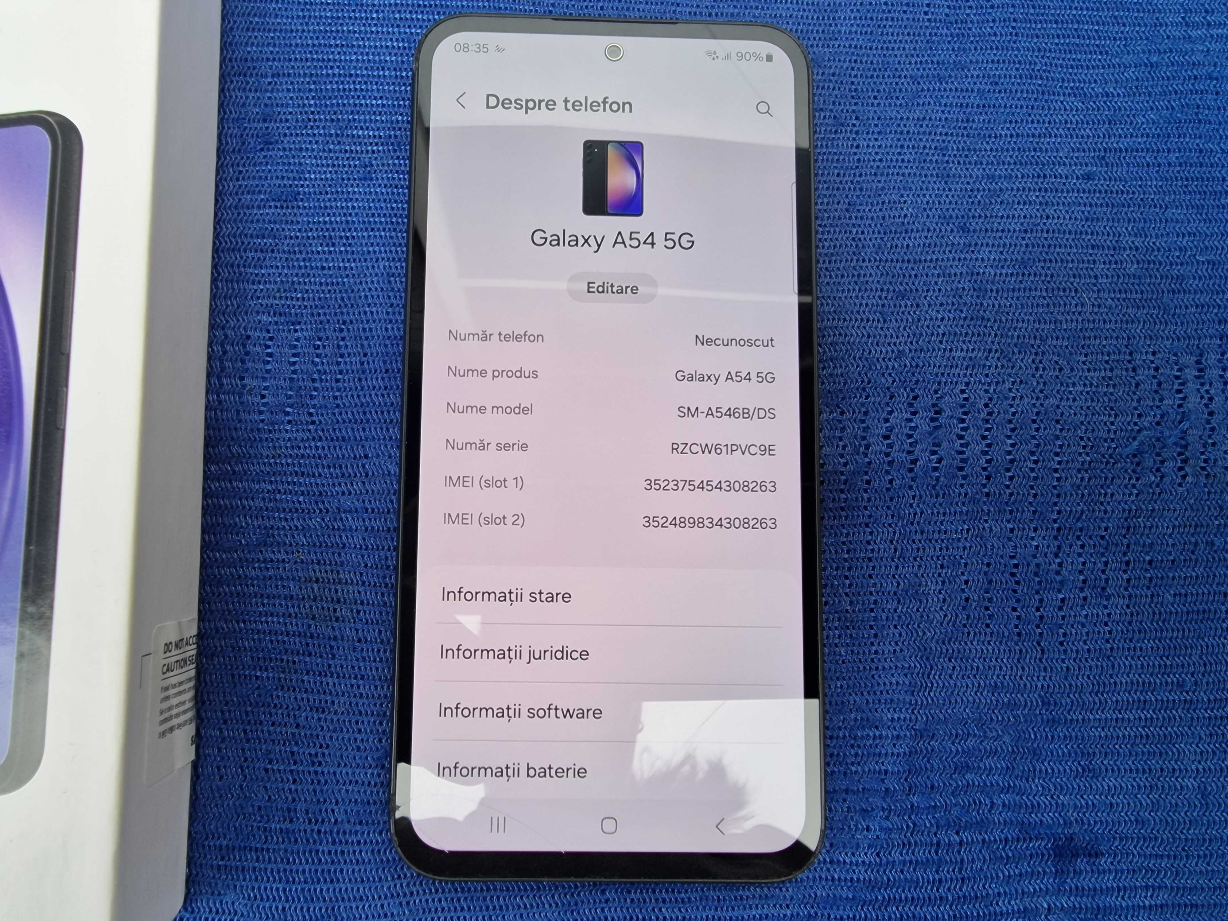 ***Telefon mobil Samsung Galaxy A54, Dual SIM, 8GB RAM, 128GB, 5G