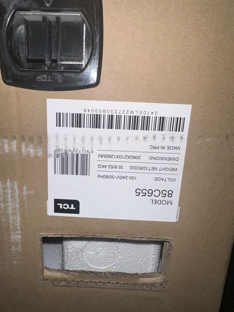 TCL 85c655 120hz/ tв / телевизор /кулед/ QILED