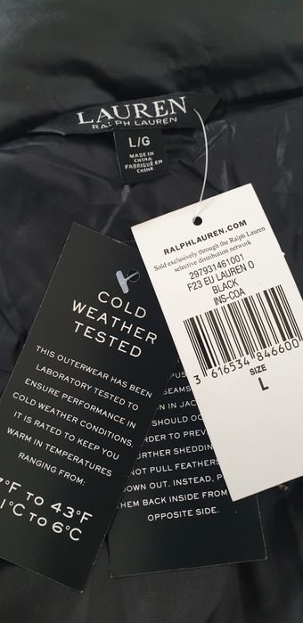 Ralph Lauren Lauren Long Down Parka  L НОВО! ОРИГИНАЛ Дамска яке Парка