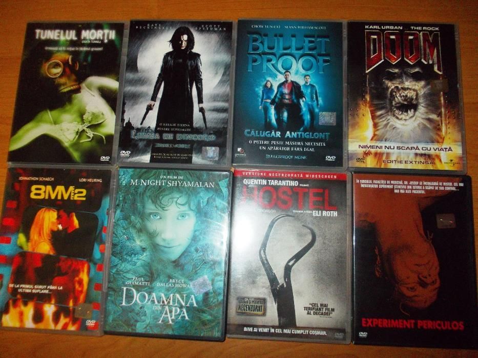 Filme Skeleton key, Terminator 1- 2 /Psycho  / Memento