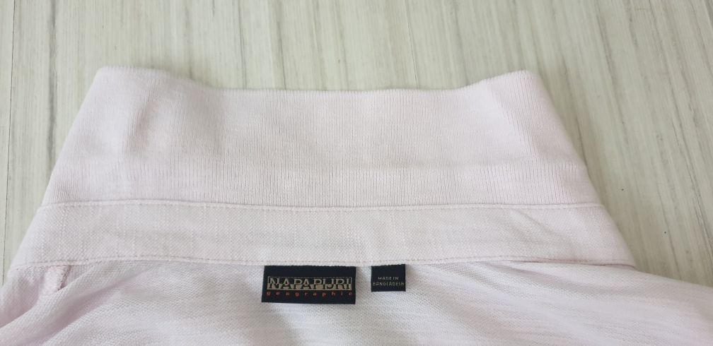 Napapijri Pique Cotton Regular Fit / XL НОВО! ОРИГИНАЛ! Мъжка Тениска!