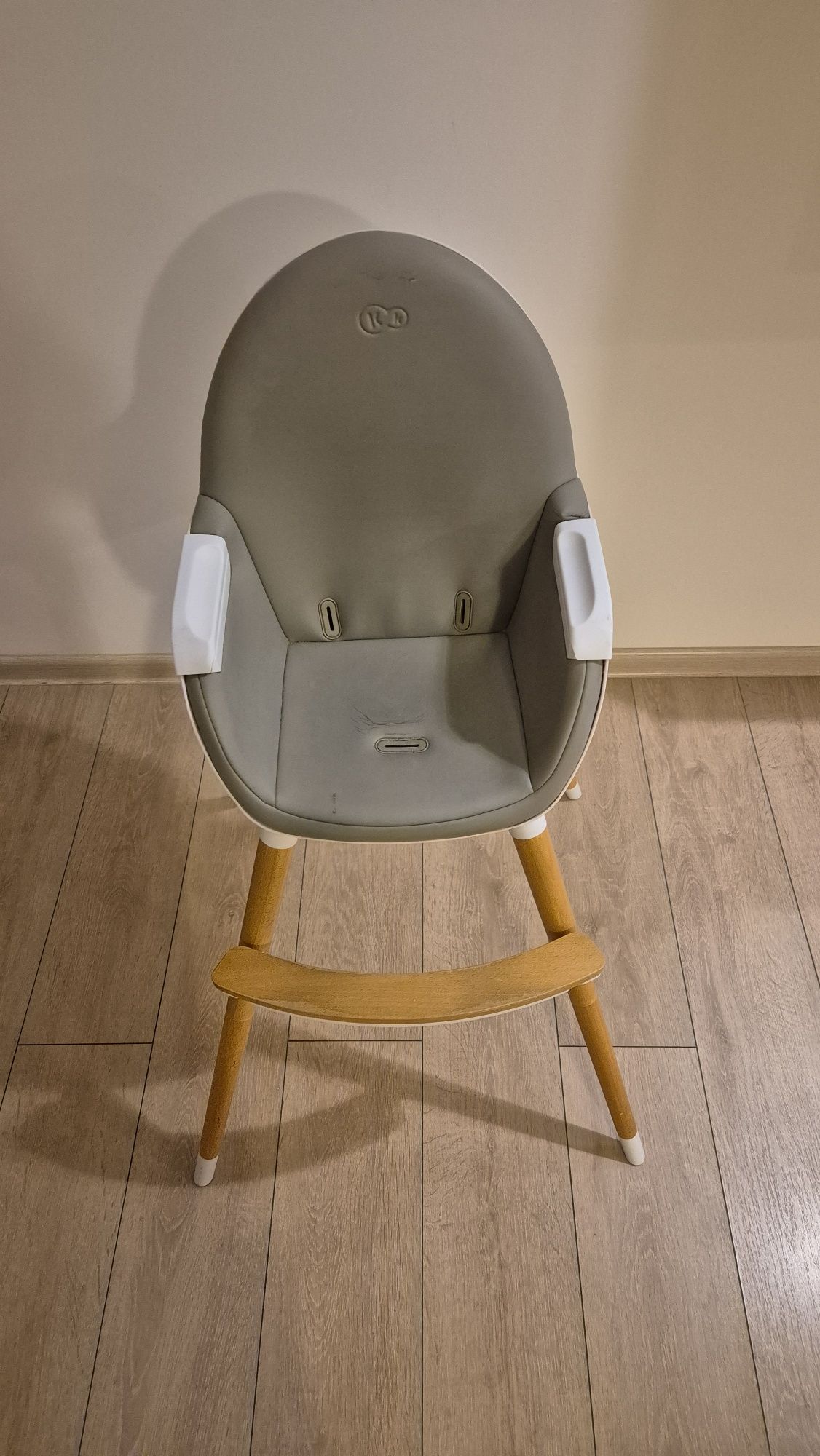 Scaun de masa 2 in 1 Kinderkraft Fini, Gri/Alb