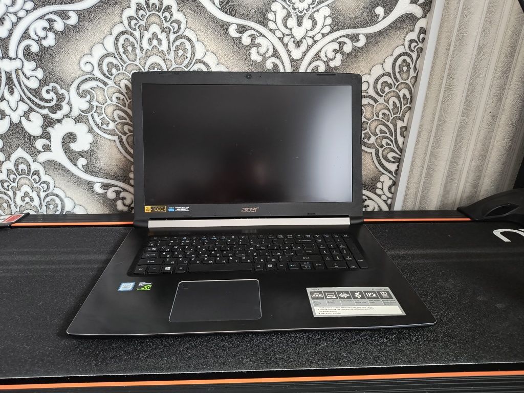 Продам ноутбук Acer A717-71g