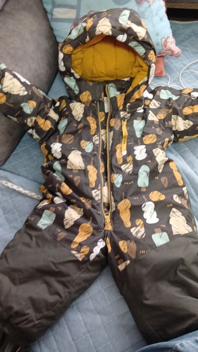 Детский зимний комбинезон для мальчика