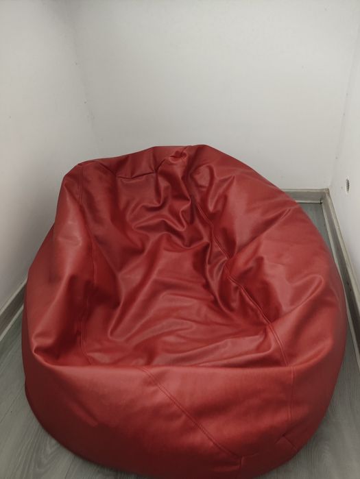 Fotoliu puf bean bag rosu