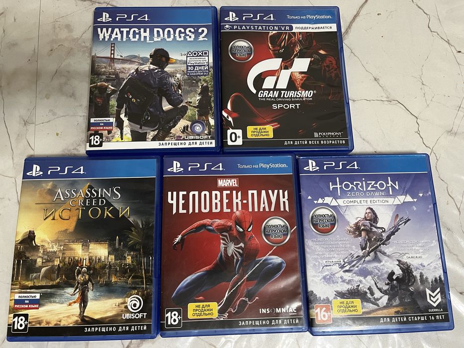 Продаю игры на PS4 (PlayStation 4)