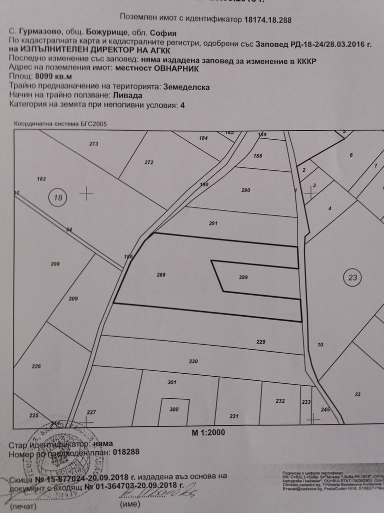 Продава се Парцел в с. Гурмазово, Област София-област - 10000 кв.м за 75 €/кв.м - Снимка #4