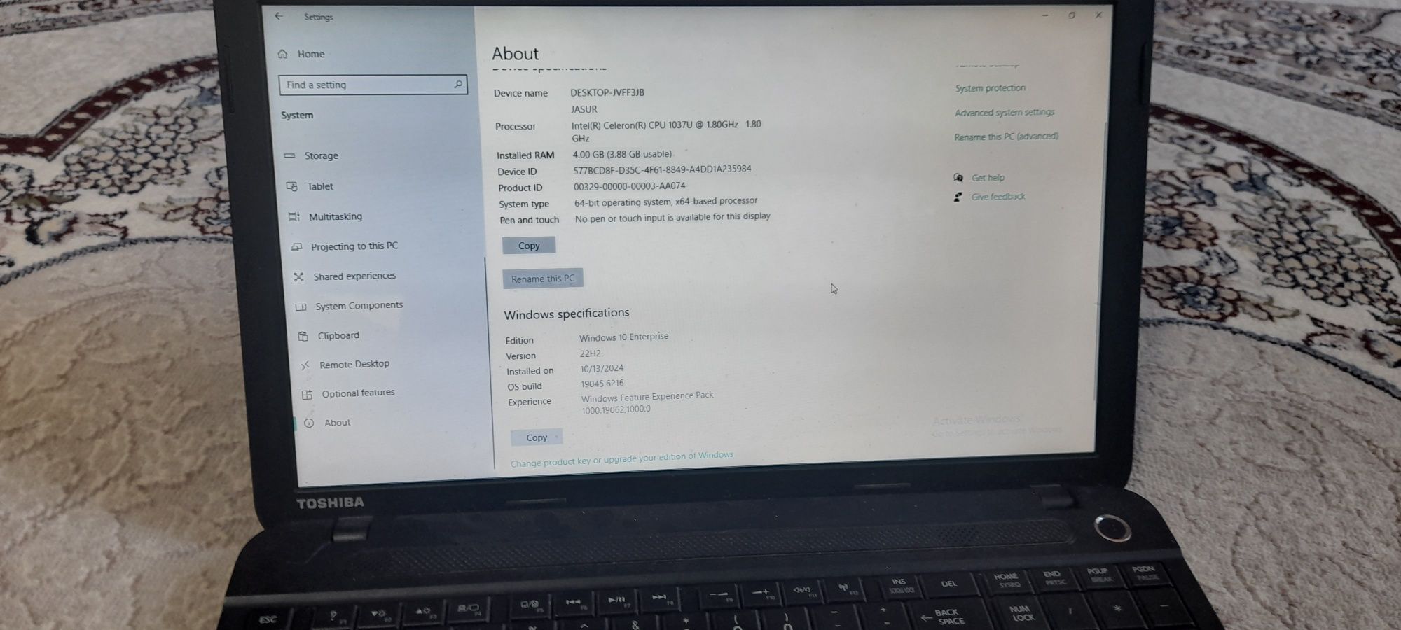 Toshiba 49.5gb ga 415 gb