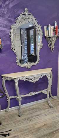 Старинна Барокова конзола с огледало
