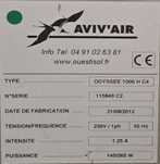 Sistem ventilație șemineu AVIV’AIR ODYSSEE 1000 H C4 – 230V, 265W