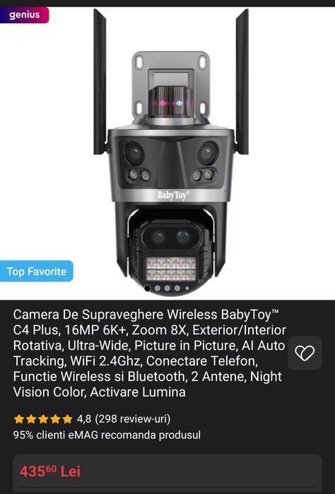 Camera de supraveghere BabyToy
