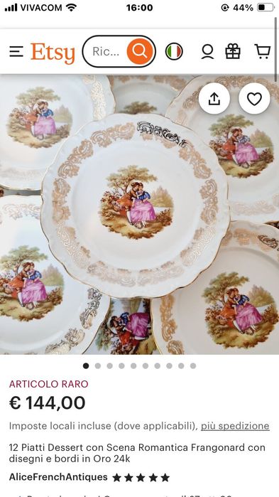 Kronester Bavaria десертен сервиз