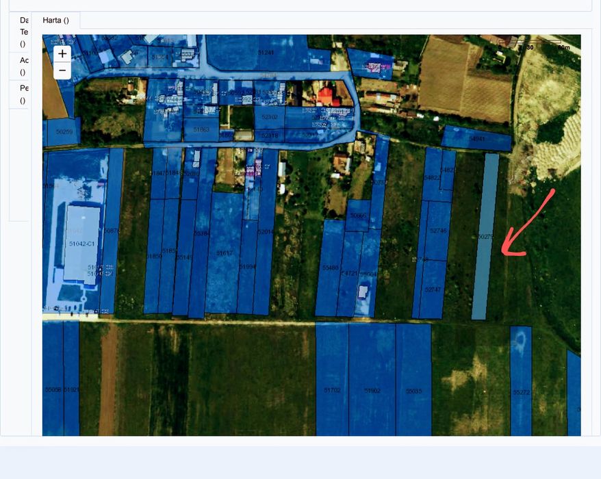 Teren intravilan Slatioara-Olt, doua deschideri, zona Glod, 2.238 mp
