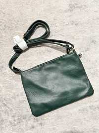 Дамска тъмнозелена чанта