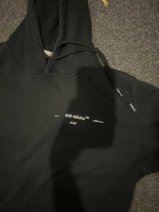 Off White Hoodie Black