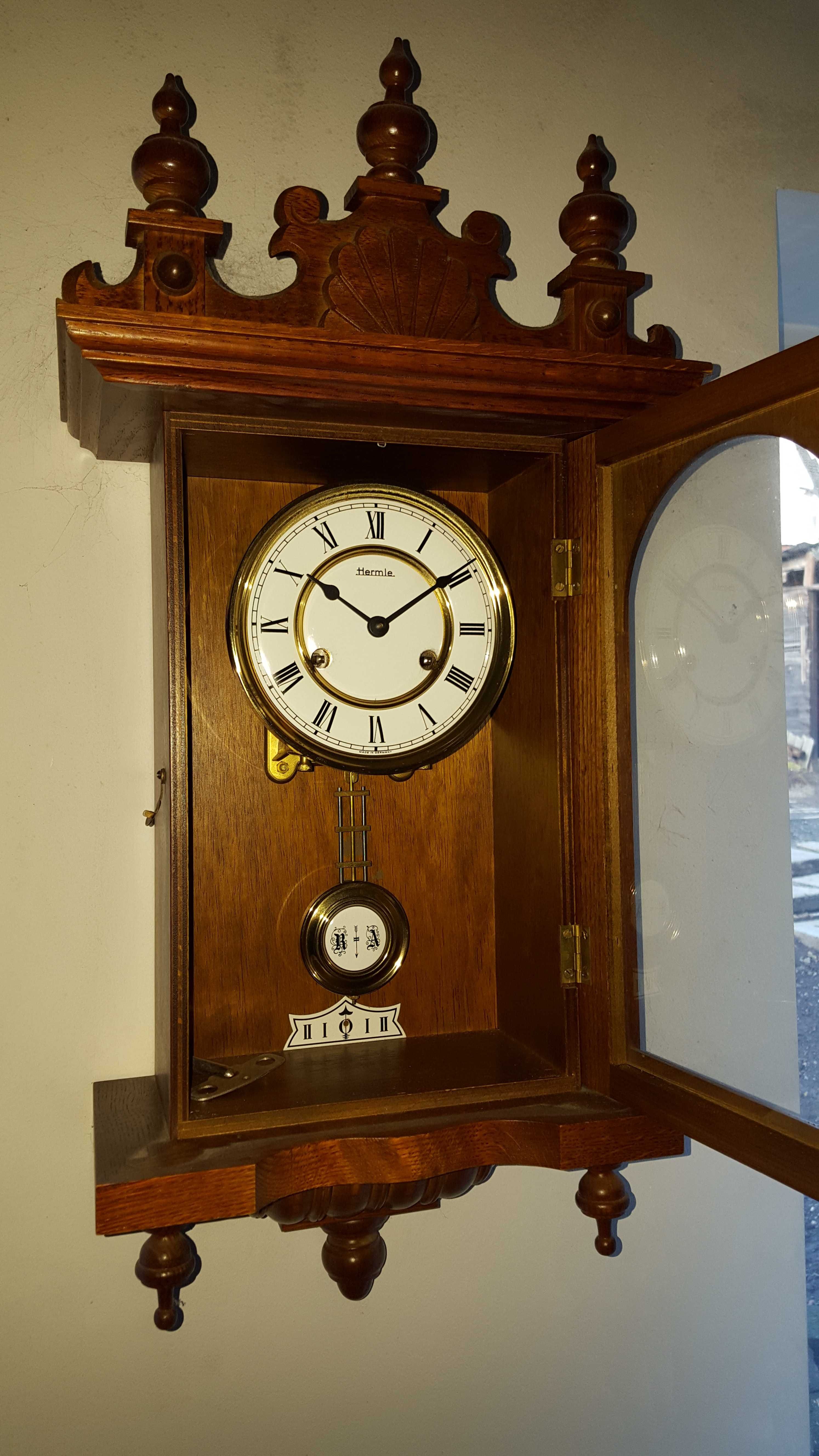 ceas pendula regulator FRANZ HERMLE,cu acte, Germania. ceas pendul
