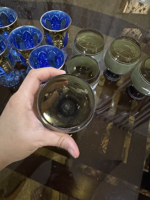 Бокалы хрустальные