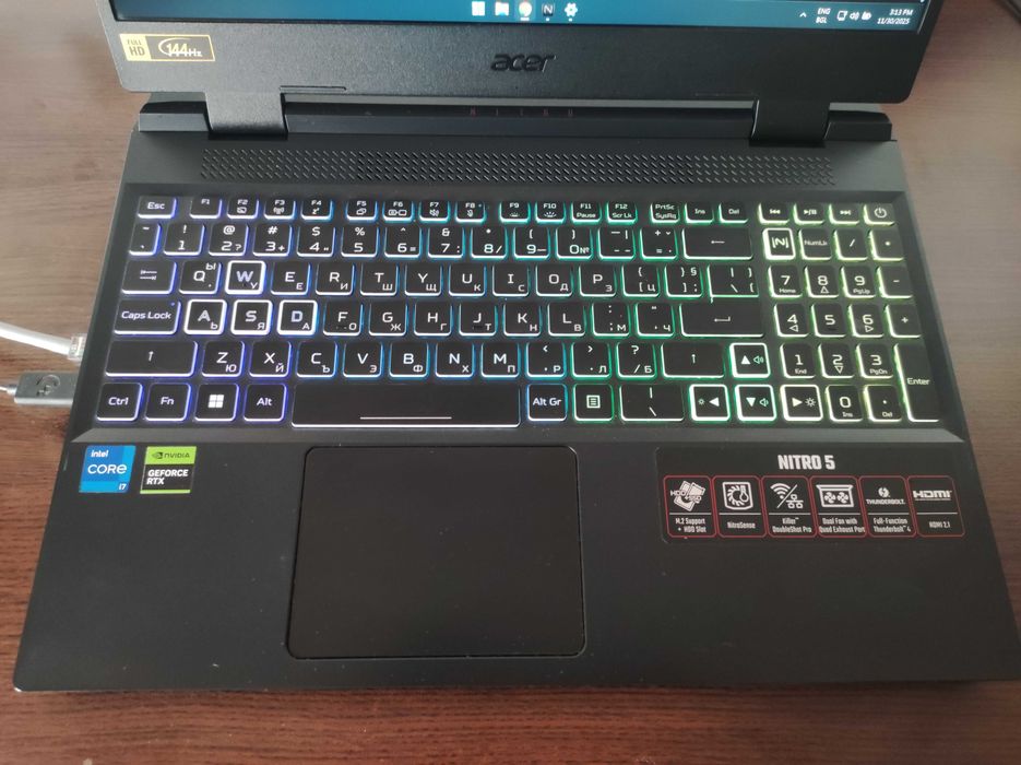 Acer Nitro 5, RTX 4060 8gb, i7 12th gen, 1tb ssd, 16gb ram