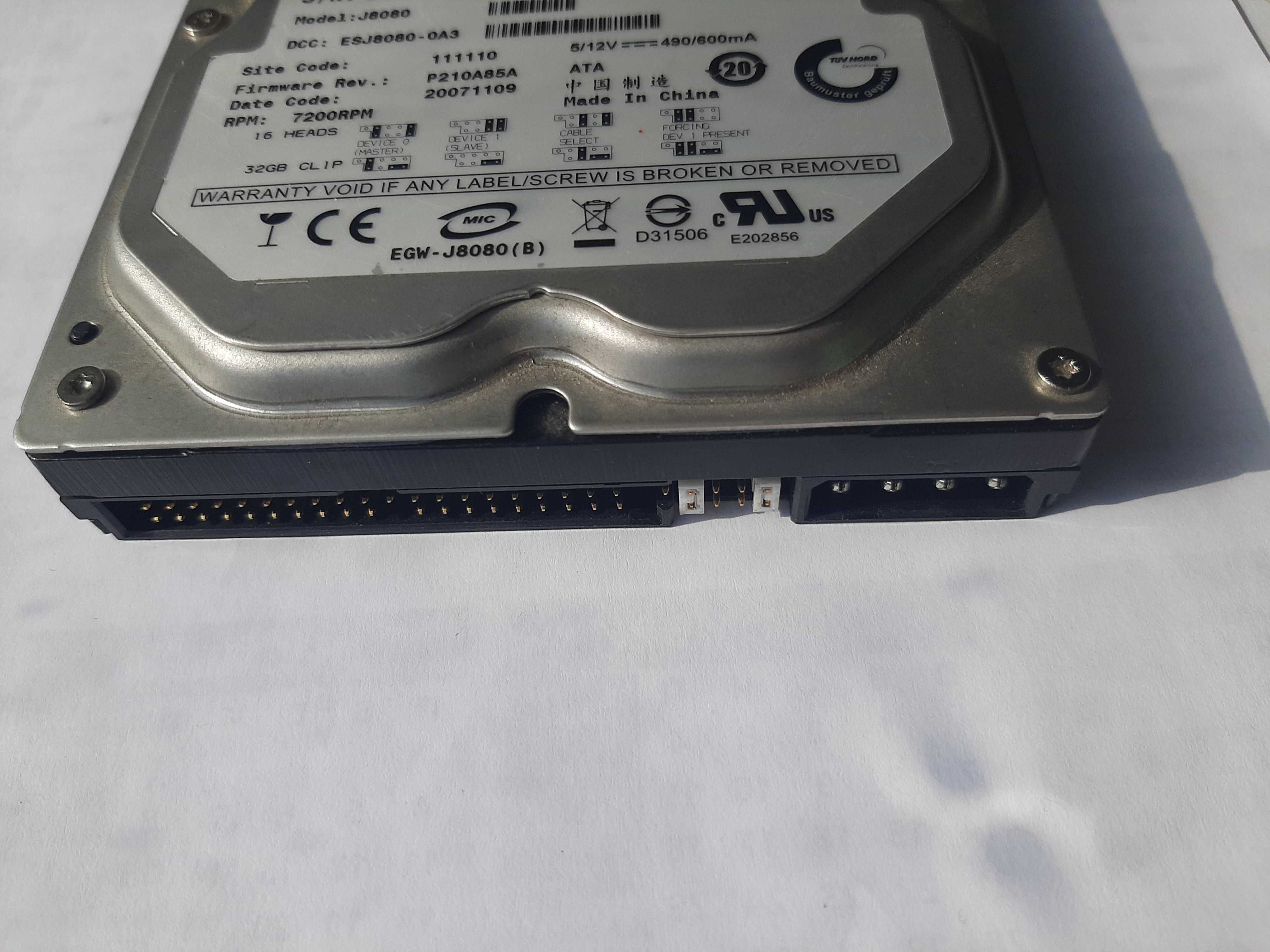 IDE хард диск ExcelStor Jupiter 80 GB