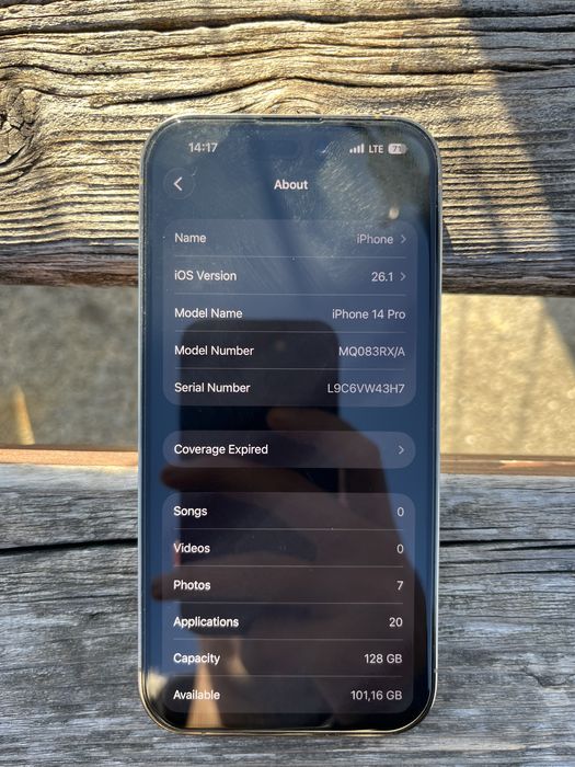 Продавам Iphone 14 Pro 128GB/80%