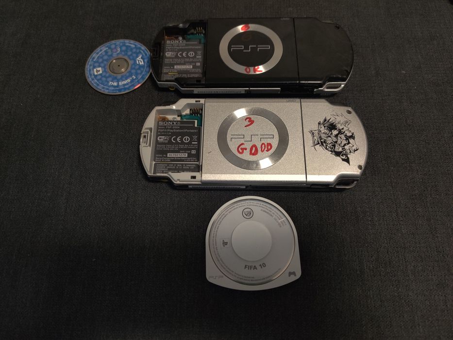 Psp 2004 negru si limited edition final fantasy vii