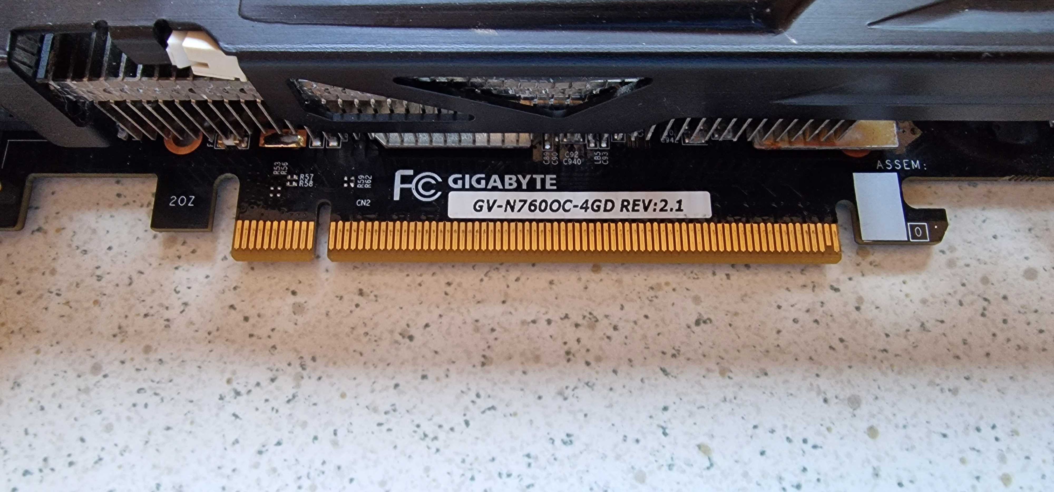 Placa video Gaming Gigabyte GTX 760 4Gb DDR5 256 bit
