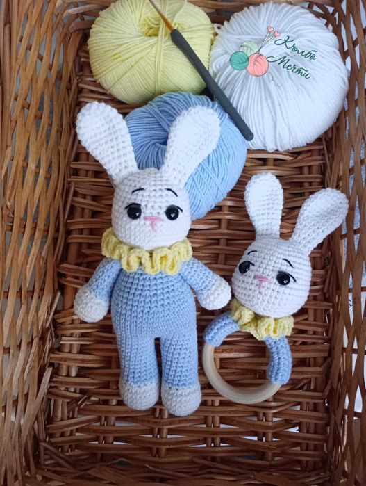 Подаръчен комплект за бебе - ръчна изработка