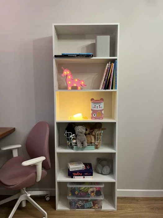 Стеллаж деревяный. Книжный шкаф для книг и игрушек