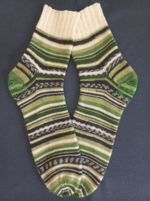 Носки вязаные, носки шерстяные ручной работы.