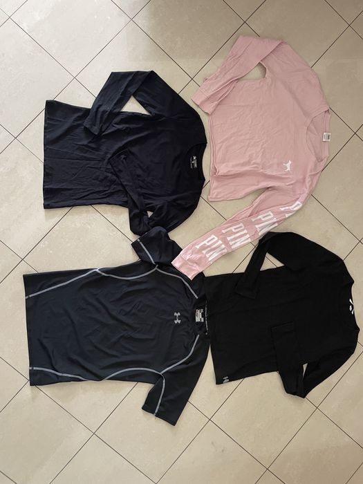 Блузки/тениски;Pink;дънково яке Бенетон,дънки Зара,халат 152/158 см
