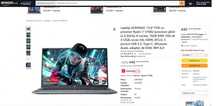 Laptop Gaming  lx15 pro cu procesor ryzen 7 5700u ,16 gb ram, ssd 512