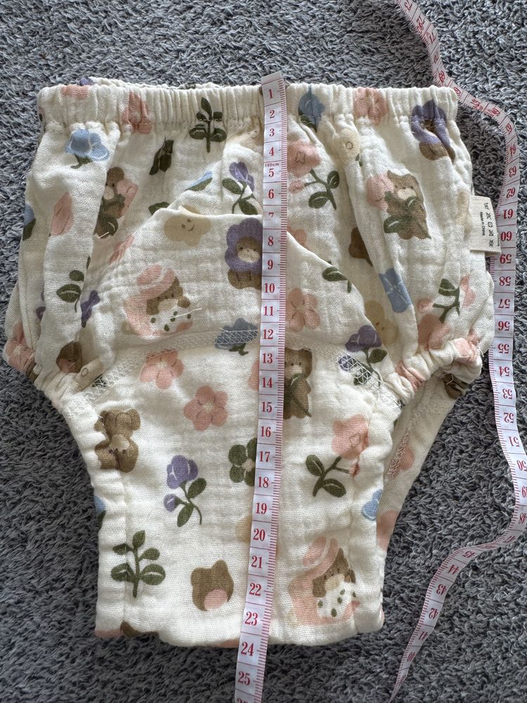 Chiloti de antrenament pentru scutece din bumbac pentru bebelus.3buc