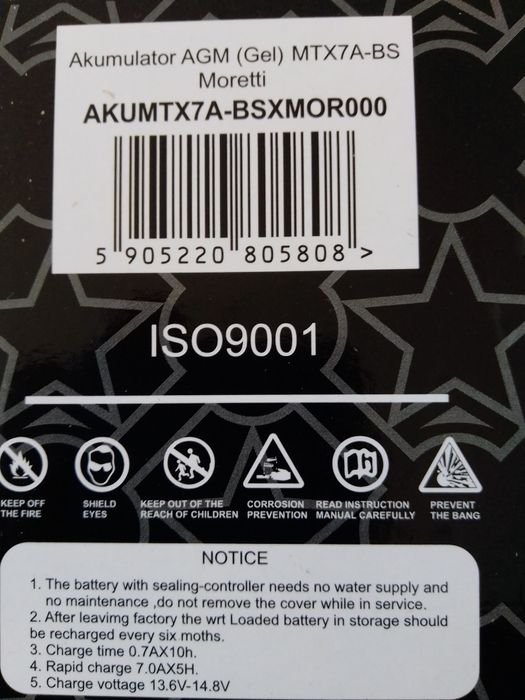 Baterie Scuter Moretti