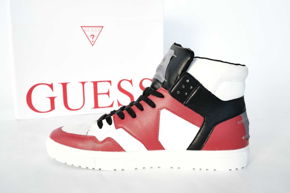 ПРОМО GUESS 42   размер-Оригинални мъжки високи кецове-кожа