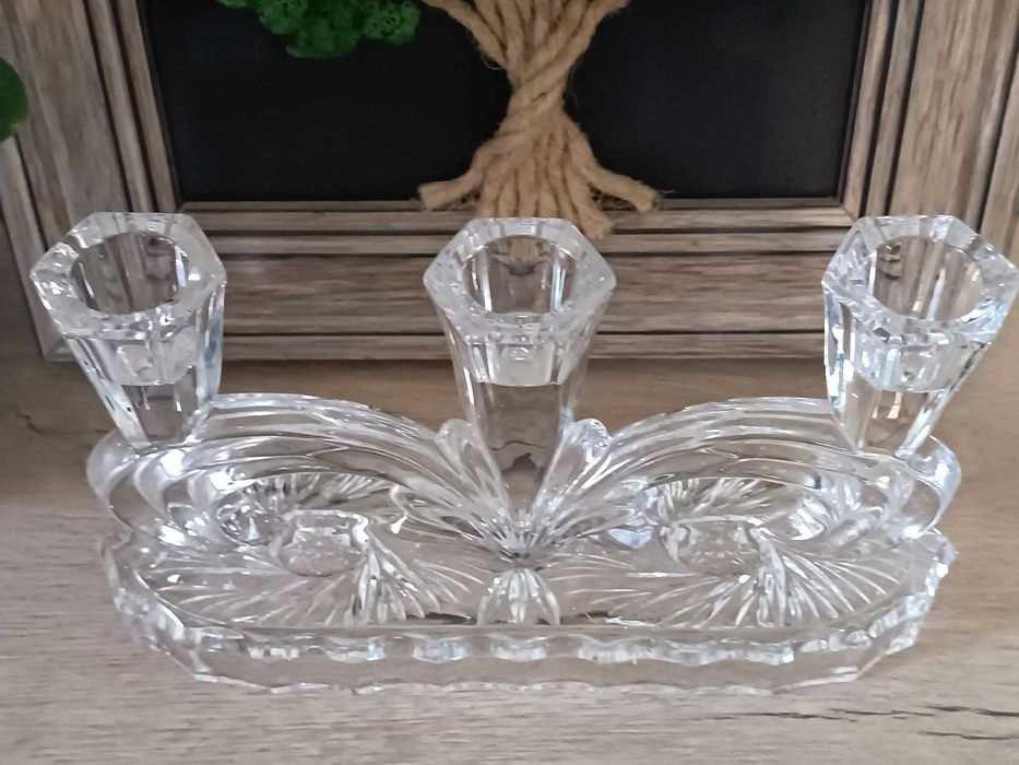 Кристален свещник -Бохемия