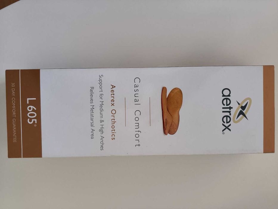 Мъжки всекидневни ортопедични стелки метатарзални L605M Aetrex L605®