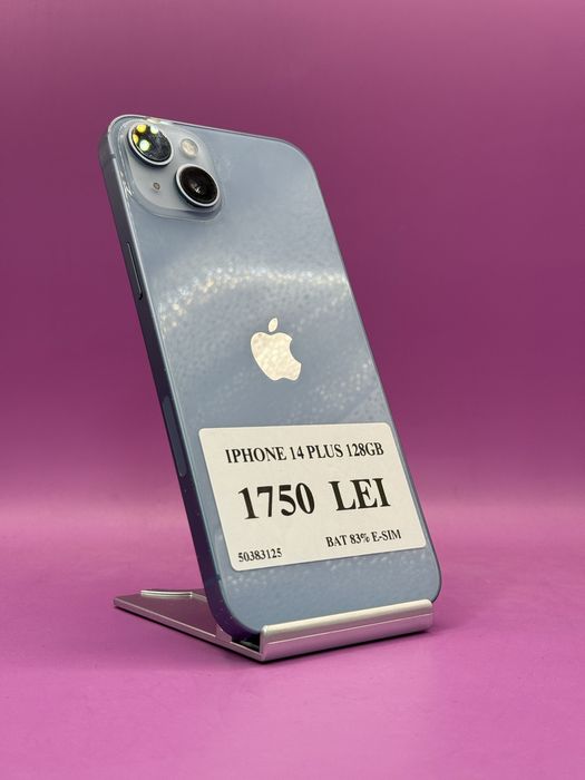 Iphone 14 Plus 128 E-sim 83%• Amanet Matei Crangasi •50383