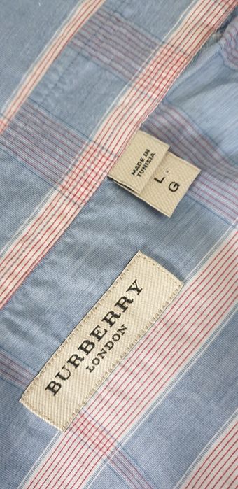 Burberry Cotton / Silk  Mens Size 50/ L  НОВО! ОРИГИНАЛ! Мъжка Риза!