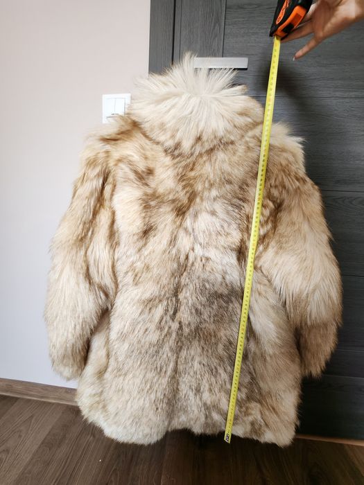 Haina vintage din blana naturala vulpe