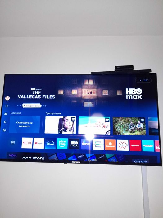 Нов телевизор Telefunken 40 инча смарт тв