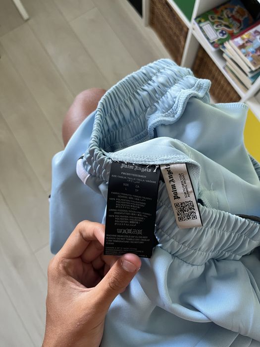 Pantaloni scurti Palm Angels albastri noi cu eticheta