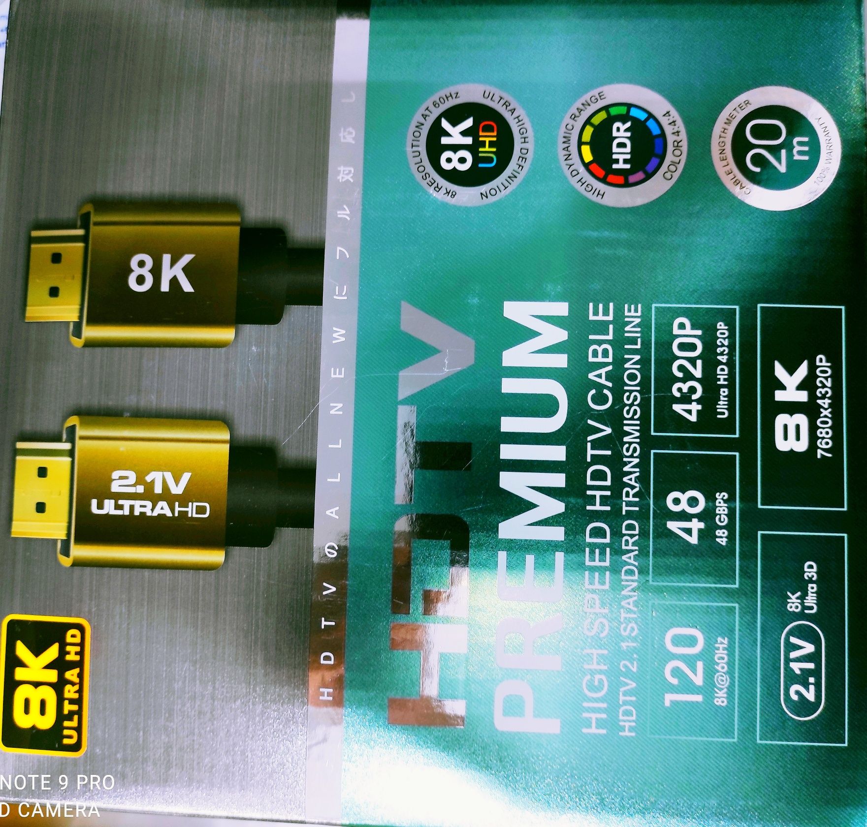 Скидка! Hdmi кабель 2 .1 v / 8 k Hdr/ ARC ( 120 hz ) 15 M