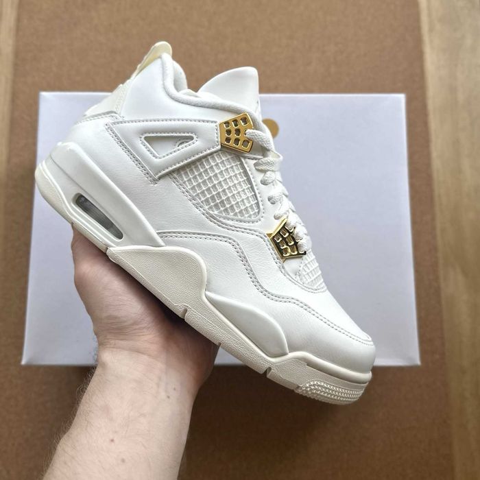 #STOC NOU# Nike Air Jordan 4 Metalic Gold - LIVRARE VERIFICARE -